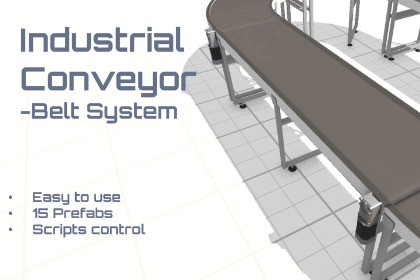 Industrial Conveyor Belt System