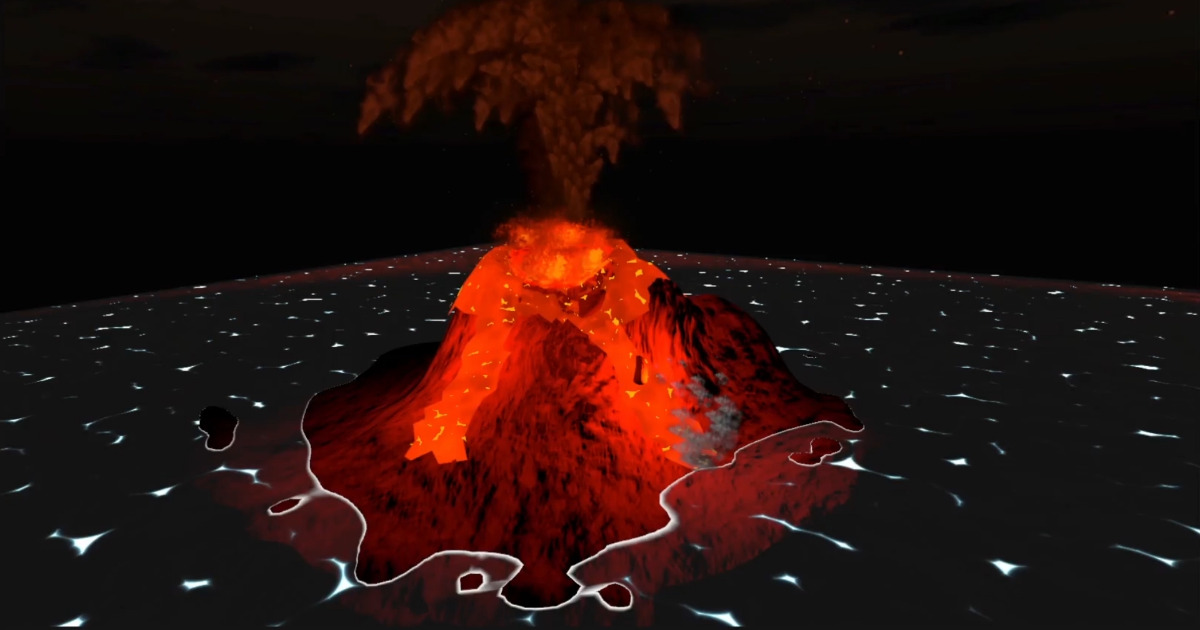 Animated Active Volcano 2.0 URP Edition | 3D Environments | Unity Asset ...