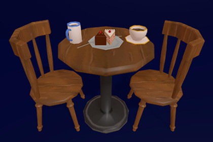 MAR - Low poly Cafe_Table_Set