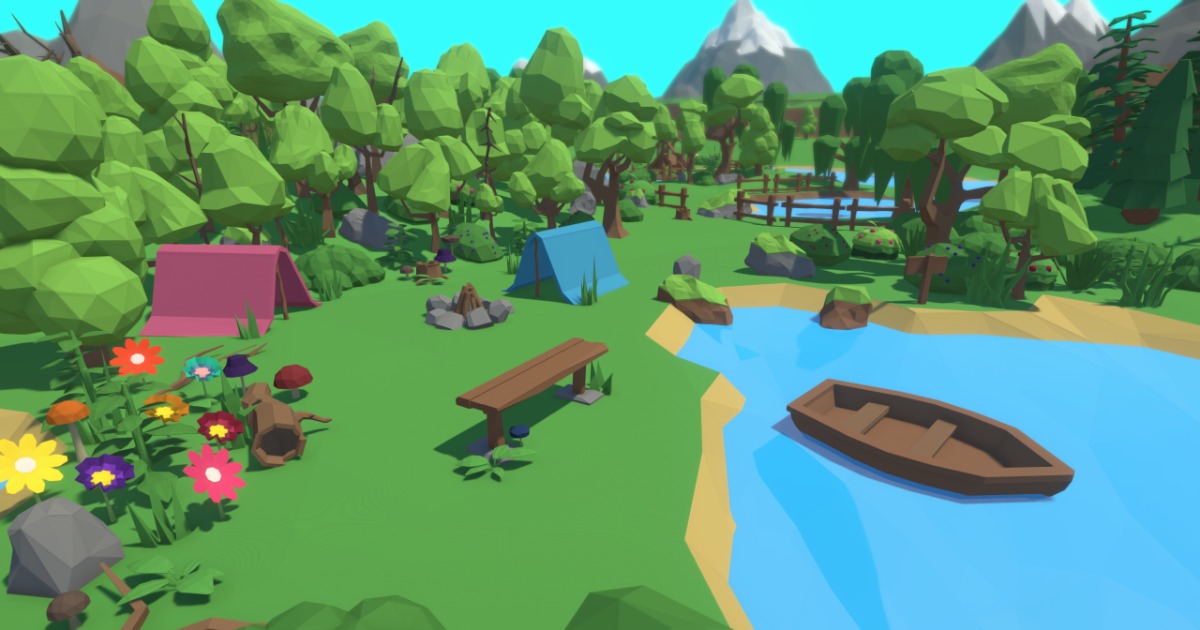 Low Poly Nature Asset Pack | 3D Landscapes | Unity Asset Store