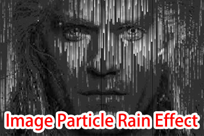 Image Particle Rain Effect By maything