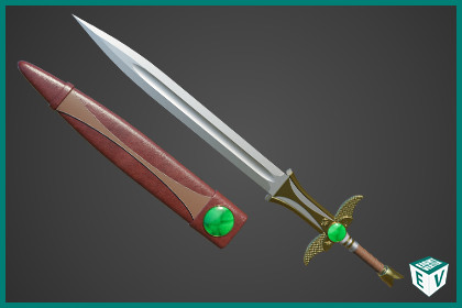 Fantasy Sword 10 URP and HDRP Textures