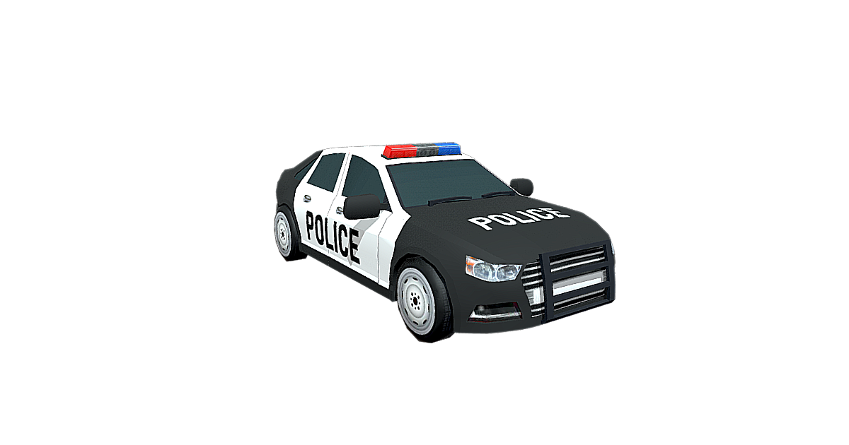 Unity Police Car Police Vehicle Low-Poly | 3D Land | Unity Asset Store