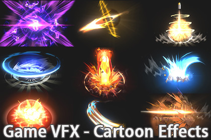 Game VFX - Cartoon Skill Effects