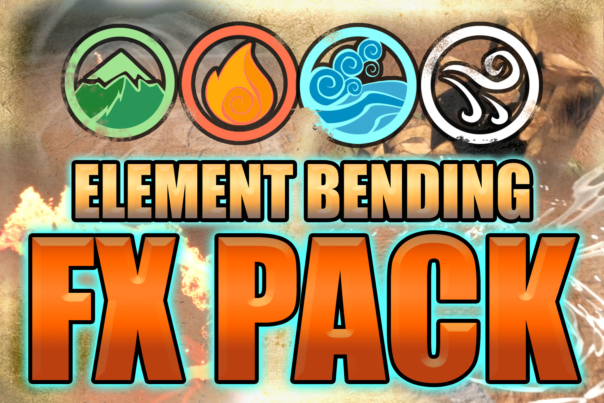 Element Bending FX PACK HDRP & URP & SRP Spells Unity Asset Store