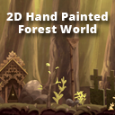 2D Hand Painted Forest World & Assets