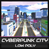 LowPoly Cyberpunk City