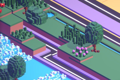 Voxel Tile Pack + Grid System
