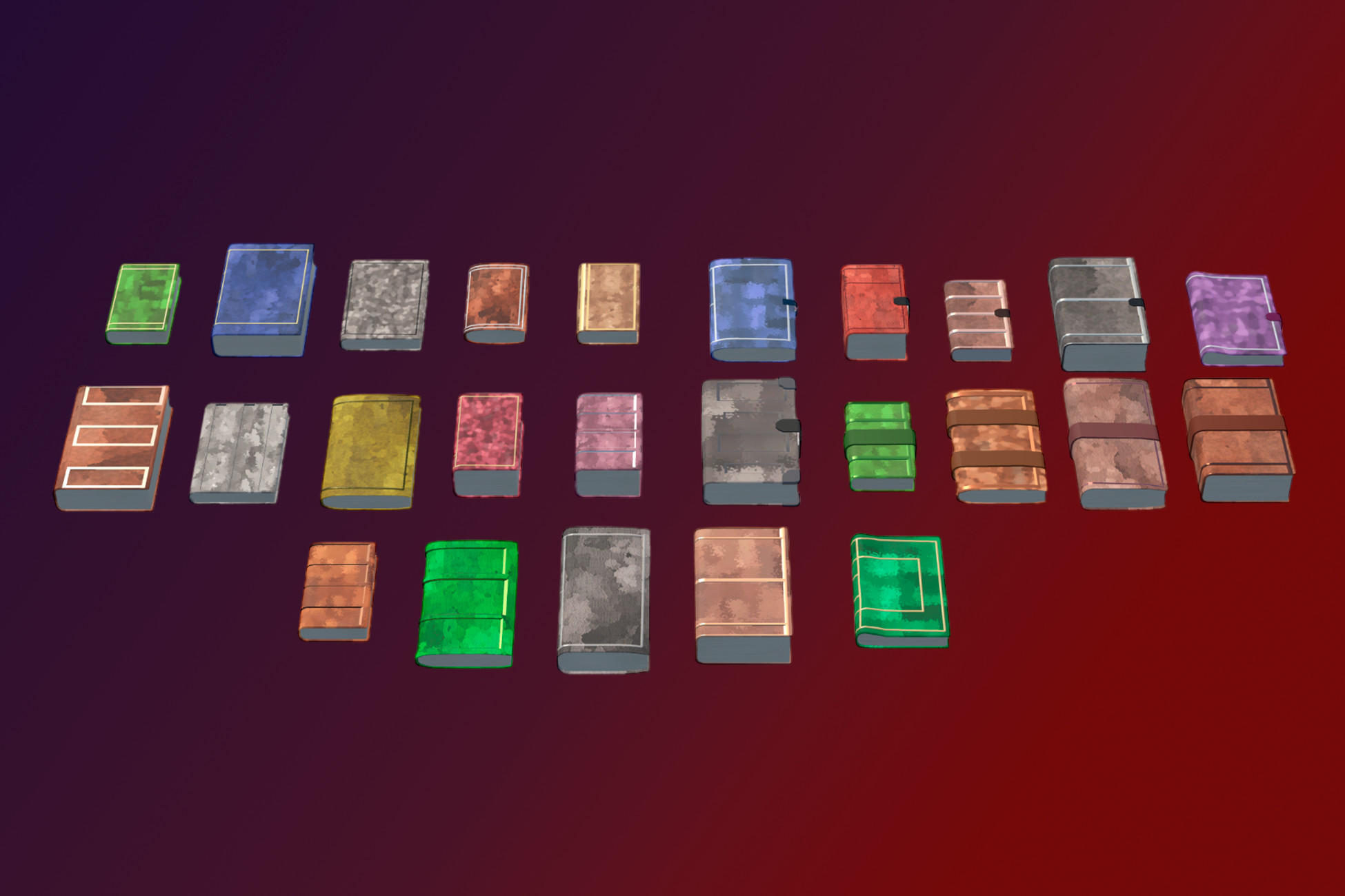 Book Model Unity 3D - Books | 3D Props | Unity Asset Store