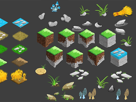 2D Isometric Environment Pack 4-6 | 2D Environments | Unity Asset Store