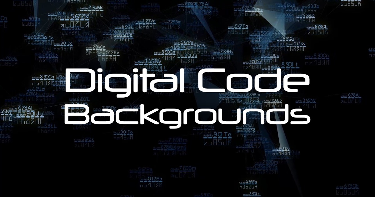 Digital Code Backgrounds | 2D Textures & Materials | Unity Asset Store