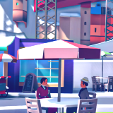 Low Poly Summer Town - Big Environment Pack: HARBORIA PRO