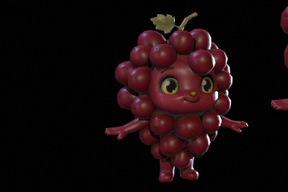 Chibi Fruit Grape Two