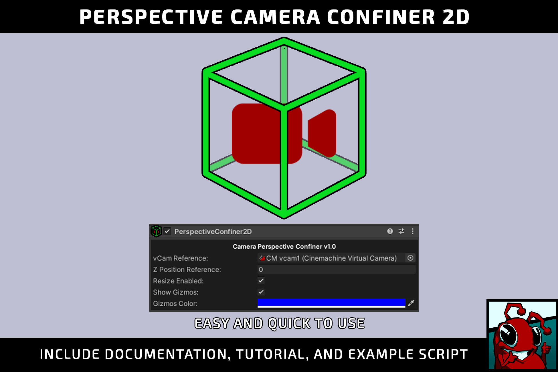 Camera Confinement - For 2D Perspective, real time limintes shift ...