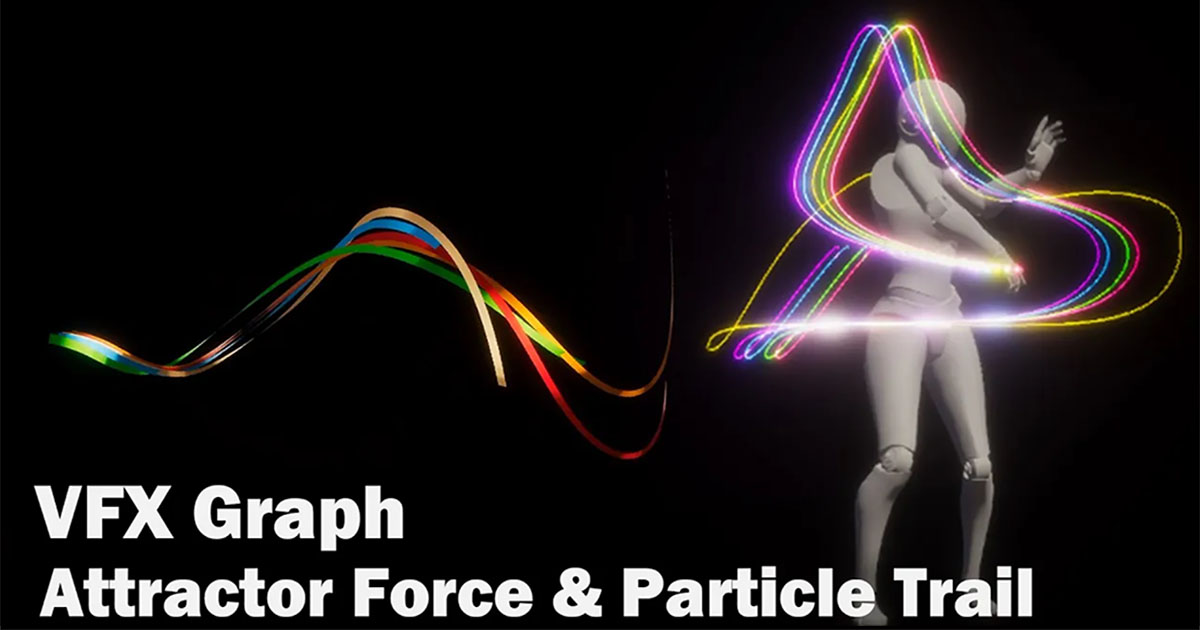 VFX Graph:Attractor Force and Particle Trail effect | VFX Particles ...