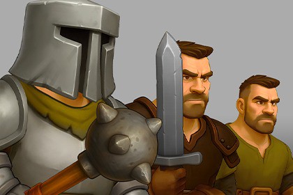 Animated 2D Character - Warrior (Spine)