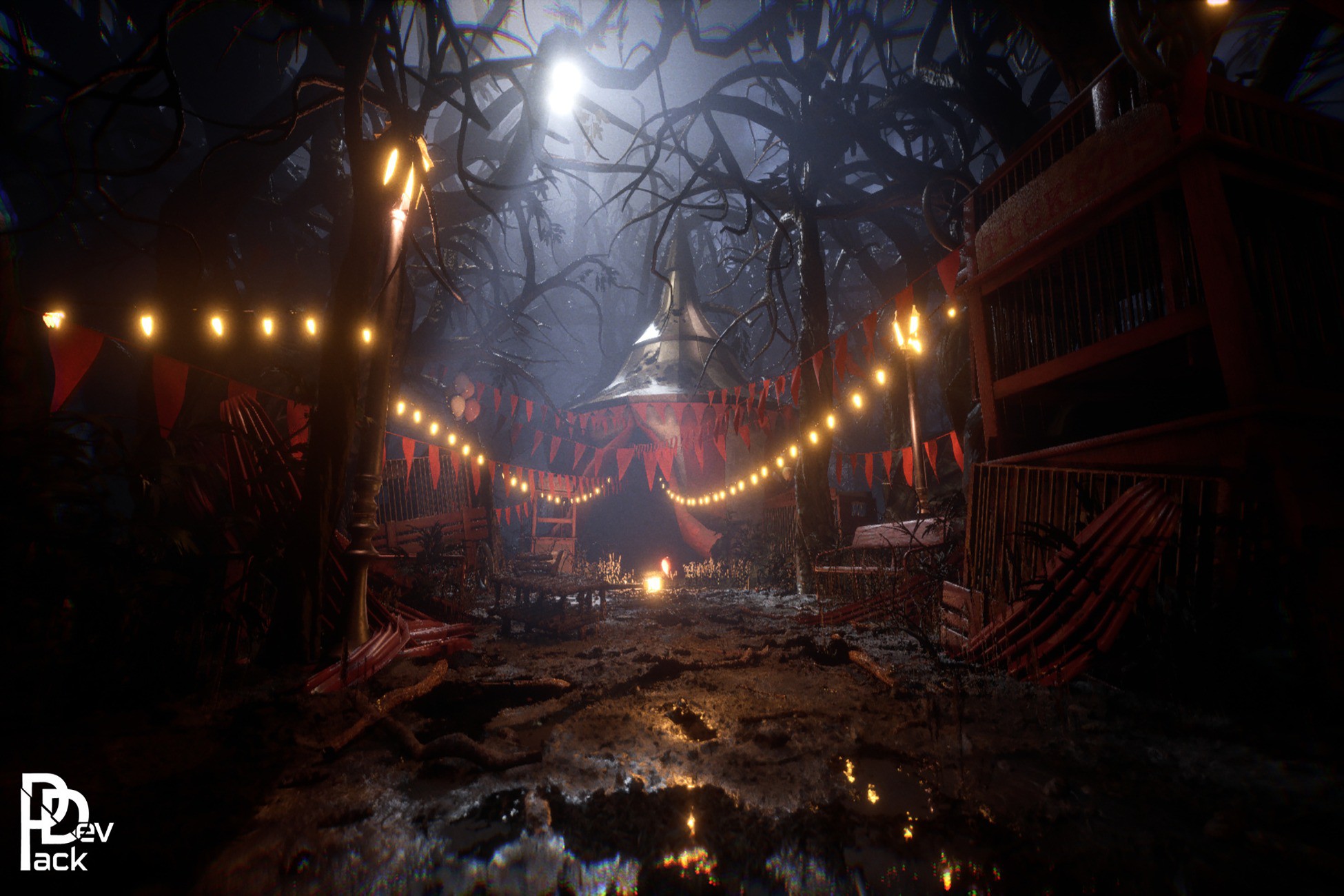 Creepy Circus / 55+ Assets | 3D Props | Unity Asset Store