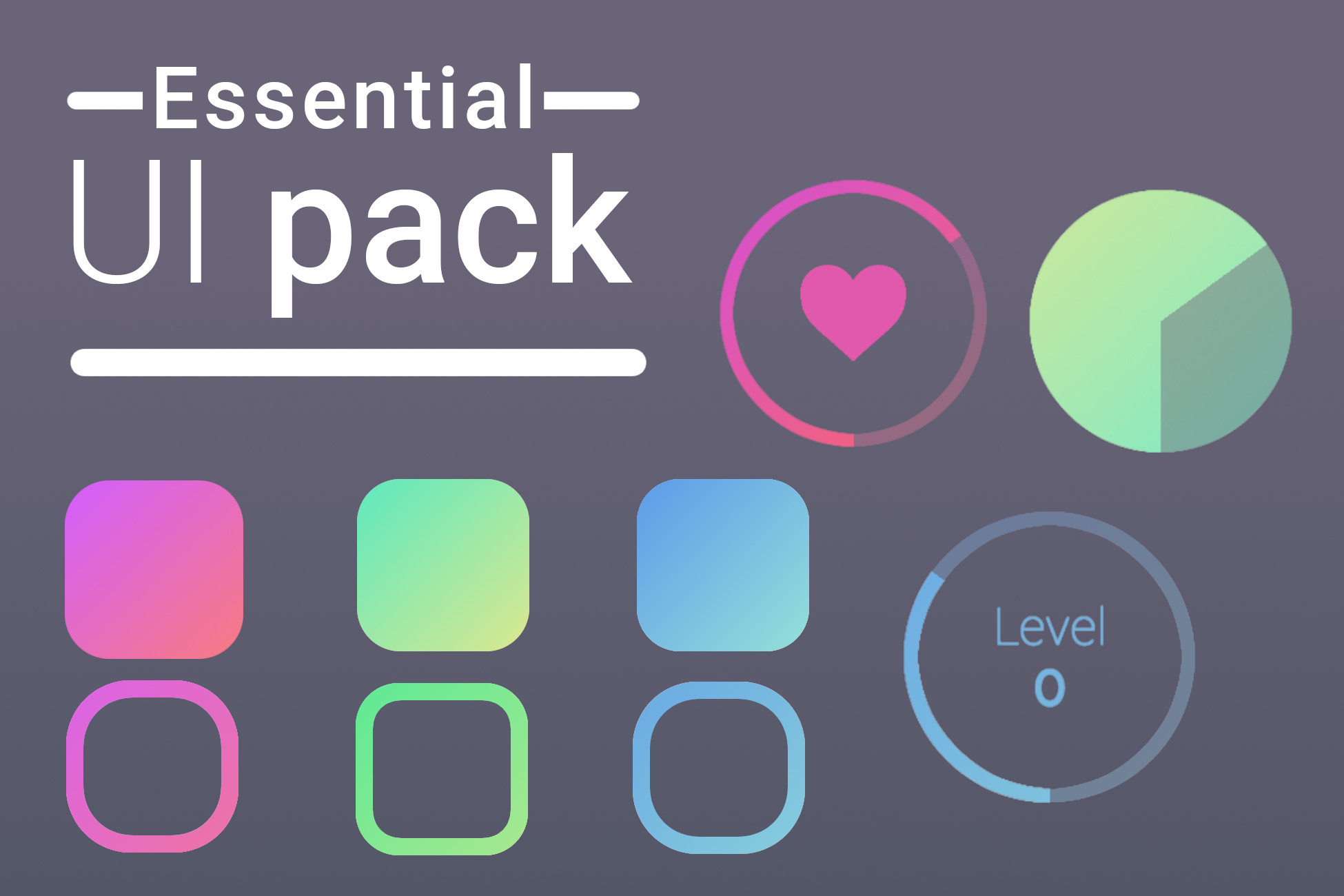 Sleek essential UI pack | 2D Icons | Unity Asset Store