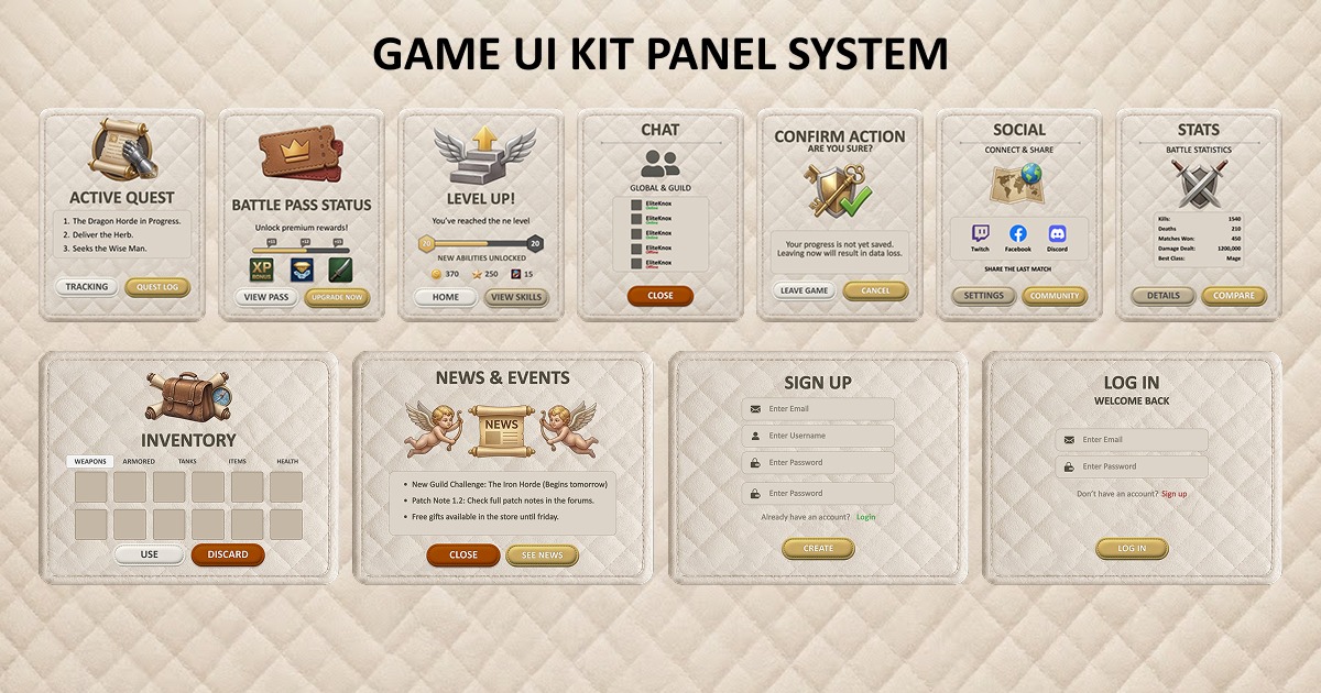 Soft Touch UI Kit Premium | 2D GUI | Unity Asset Store