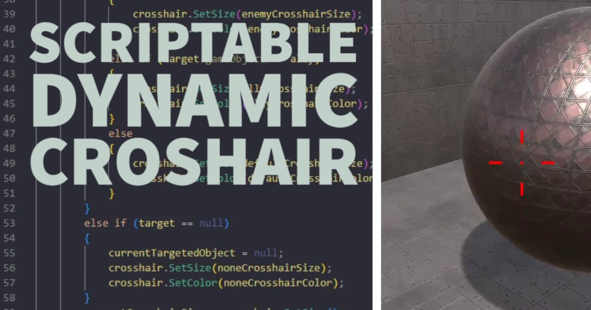 Unity Dynamic Csg Scriptable Dynamic Crosshair | GUI Tools | Unity Asset Store
