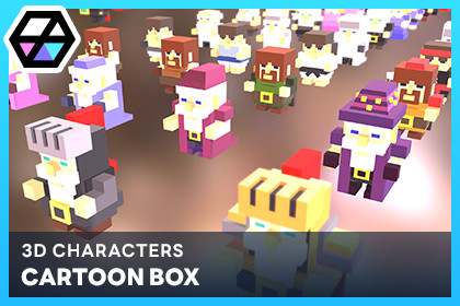 3D Characters - Cartoon Box
