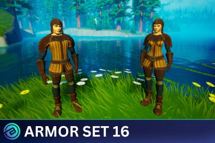 Serf Armor Set - Stylized RPG