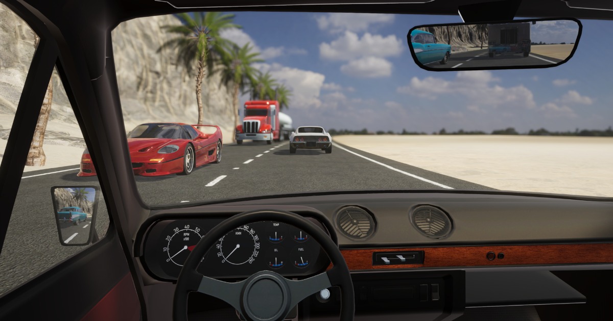 Unity Car Rendering Car interior 31 | 3D Land | Unity Asset Store