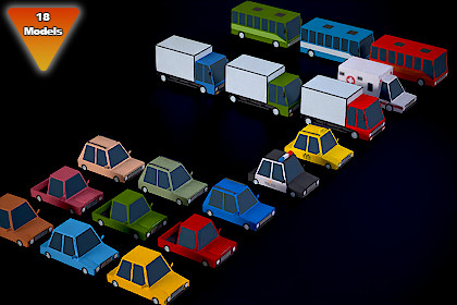 Low_poly vehicles pack