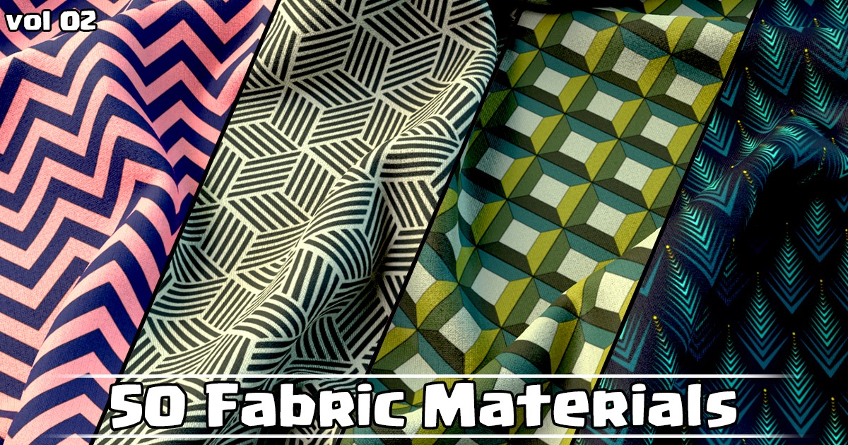 50 Fabric Materials VOL02 2D Fabric Unity Asset Store
