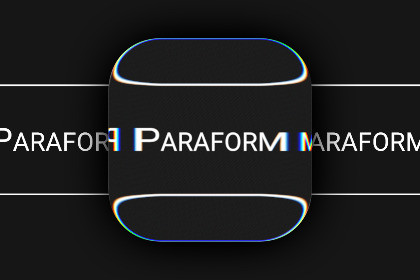 Paraform - Procedural Liquid Glass UI for Translucent Image