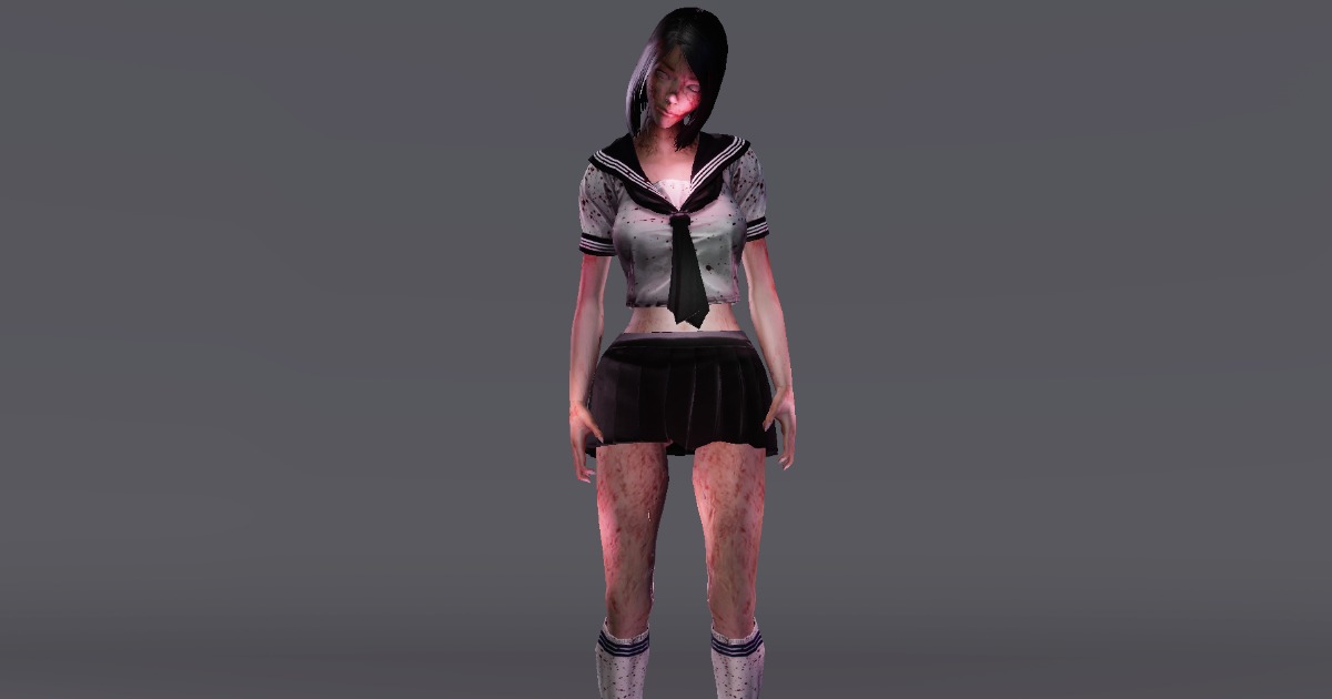 Beautiful Woman Zombie Set | 3D Characters | Unity Asset Store