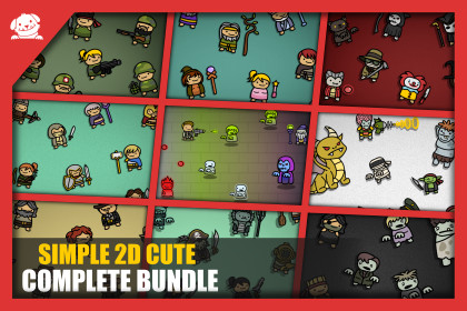 Simple 2D Cute Complete Bundle