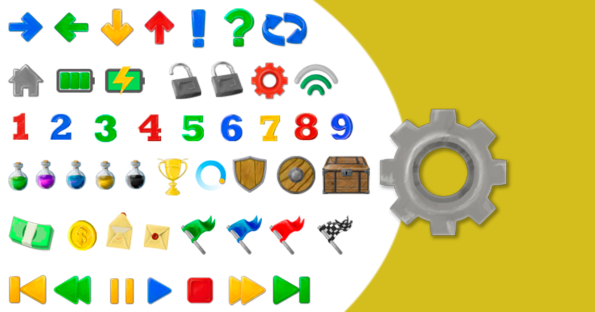 UI Pack Mobile | 2D Icons | Unity Asset Store