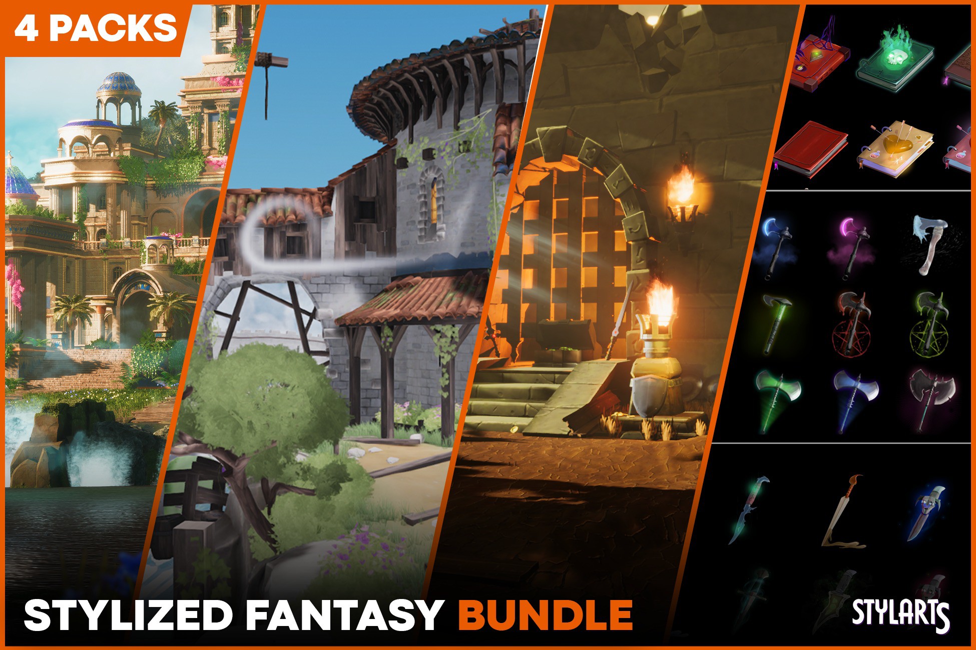 Stylized Fantasy Bundle | 3D Environments | Unity Asset Store