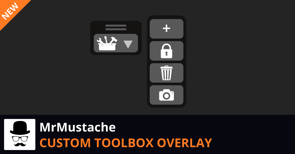 Custom ToolBox Overlay Utilities Tools Unity Asset Store