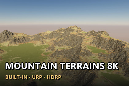 Procedural Mountain Terrains 8K