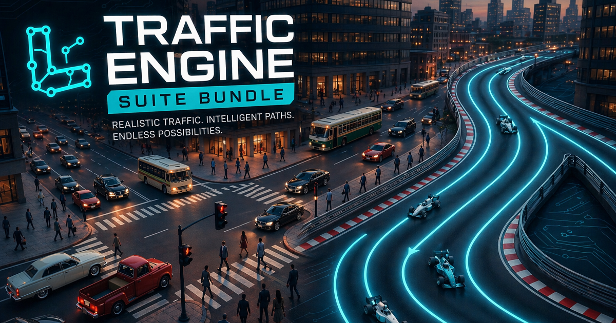 Traffic Engine Suite Bundle | Game Toolkits | Unity Asset Store
