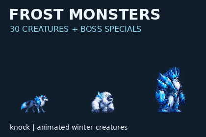 Frost Monsters 30 - Animated Winter Creatures