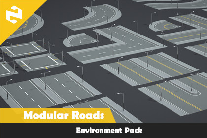 Environment Pack - Modular Roads