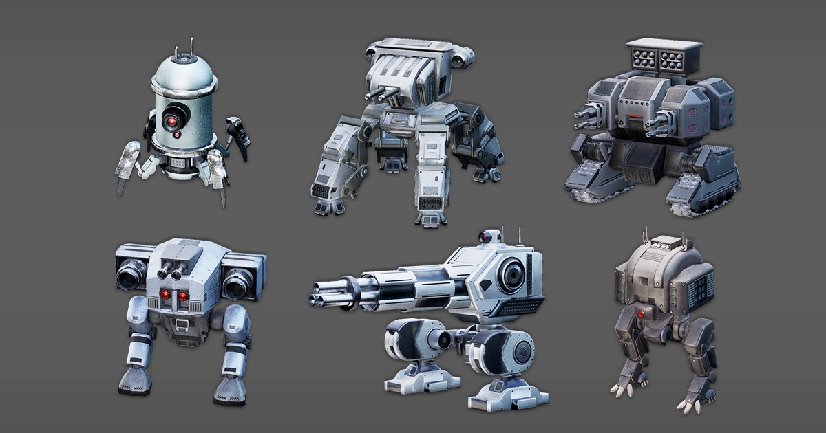 Battle Mech Pack | 3D Robots | Unity Asset Store