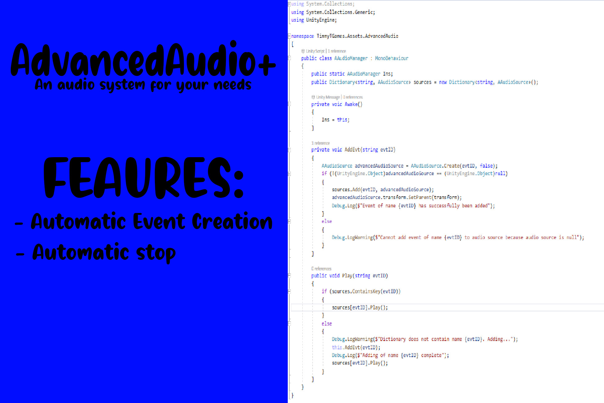 AdvancedAudio+ | Audio | Unity Asset Store