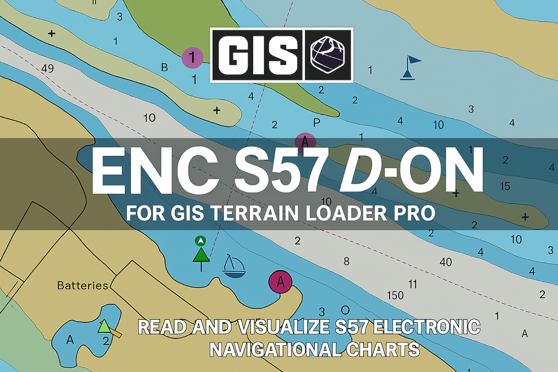 ENC57 (Electronic Navigational Charts) Add-On for GIS Terrain Loader ...