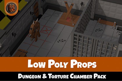 Low Poly Dungeon & Torture Chamber Pack