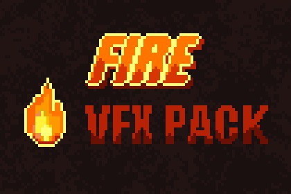 2D Pixel Art Fire VFX Pack