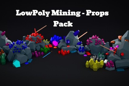 Low Poly Mining - Props Pack