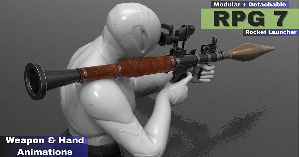 RPG 7 Rocket (Fps - Tps) | 3D Weapons | Unity Asset Store