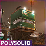 Modular Sci Fi Base Kit-Volcano