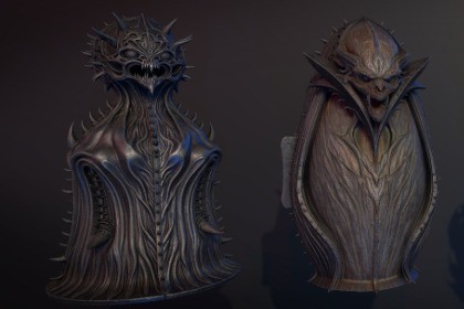 4 Dark Fantasy Iron Maidens