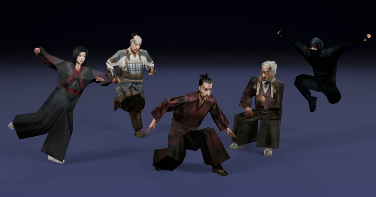 Low Poly Samurai Starter Pack | 3D Humanoids | Unity Asset Store