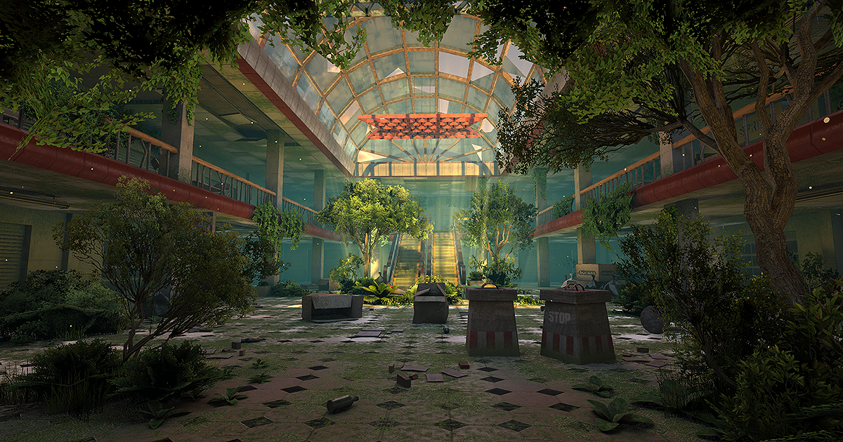 Abandoned Shopping Mall | 3D Urban | Unity Asset Store
